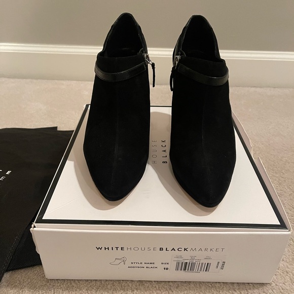 EUC WHBM Suede Ankle Boots - Picture 6 of 10